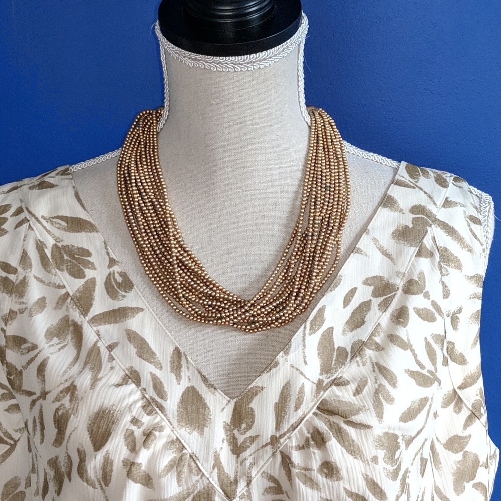 Vintage Carolee multi strand necklace
